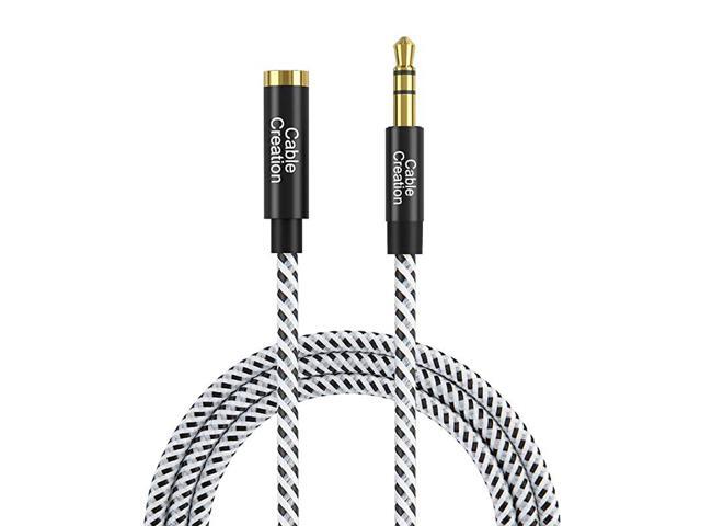 35mm Headphone Extension Cable 35mm Male to Female Stereo Audio Cable for Phones Headphones Speakers Tablets PCs MP3 Players and More 10ft3m
