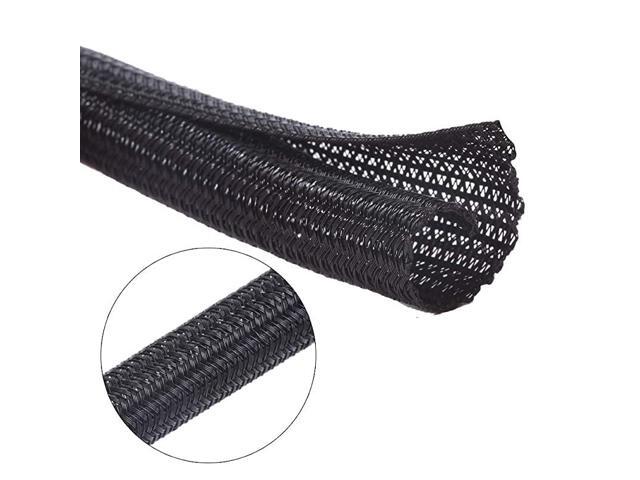 25ft 34 inch Cord Protector Wire Loom Tubing Cable Sleeve Split Sleeving For USB Cable Power Cord Audio Video Cable Protect Cat From Chewing Cords