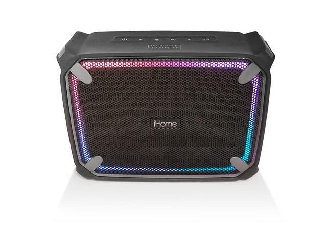 IBT372 Weather Tough Portable Rechargeable Bluetooth Speaker with Speakerphone and Accent Lighting