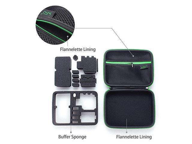 Carrying Case Compatible with Go Pro Hero 9 8 2018Hero 7 BlackHero 654 LCD Silver 3and Accessories Light and Medium Security BagCompact and Safe