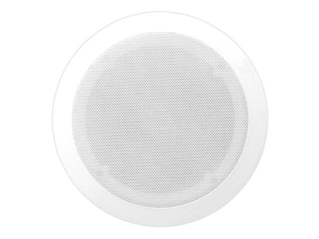 65 Ceiling Wall Mount Speakers Pair of 2Way Midbass Woofer Speaker 70v Transformer 1 Titanium Dome Tweeter Flush Design w 65Hz22kHz Frequency