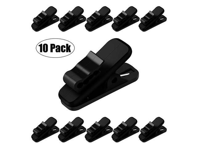Earphone Wire Clip Headphone Mount Cable Clothing Clip Earbud Clip to Keep EarphoneMicrophone Cord in Place for 15mm Wire Diameter Round Wire