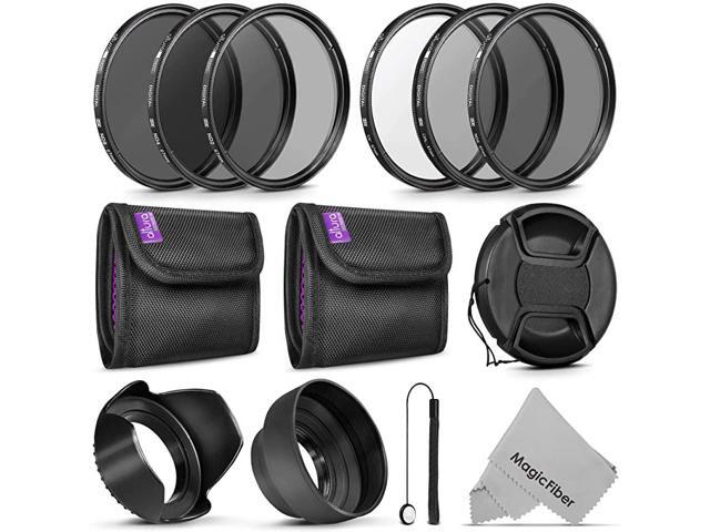 Altura Photo UV CPL ND4 Lens Filters Kit and Altura Photo ND Neutral Density Filter Set Photography Accessories Bundle for Canon and Nikon Lenses