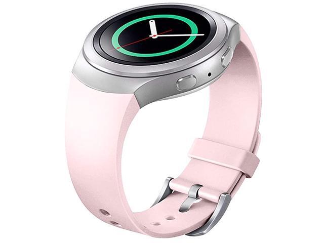 Band for Samsung Gear S2 Soft Silicone Sports Style Replacement Strap Work for Samsung Gear S2 Smart Watch SMR720 SMR730 Version Only Pink