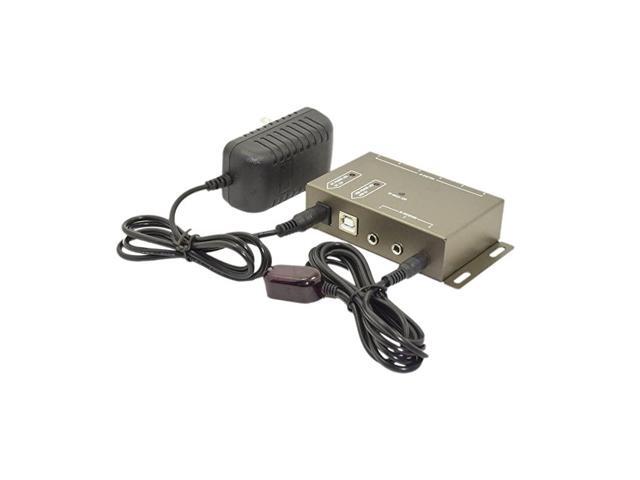 IR Extender Repeater Extension Wireless IR Remote Control Blaster Kit 8 Emitters and 1 Receiver Wideband 3856K 12v and USB Powered for TV Set Top