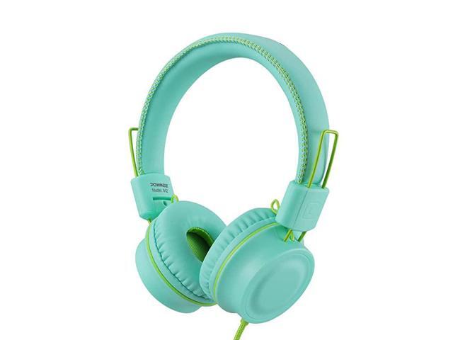M2 Kids Headphones Wired Headphone for KidsFoldable Adjustable Stereo TangleFree35MM Jack Wire Cord OnEar Headphone for