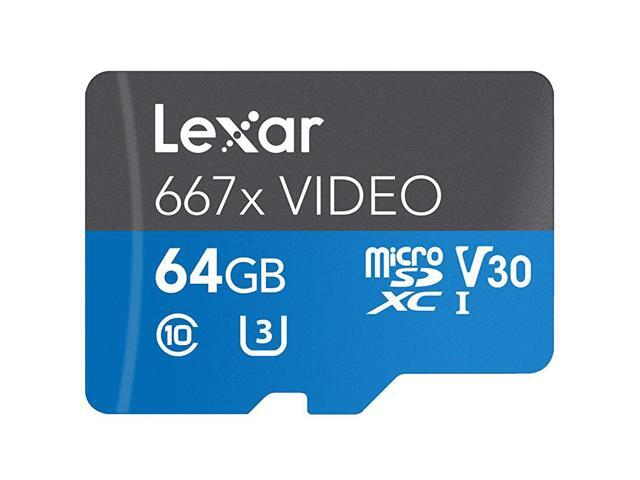 LSDMI64GVBNA667A Professional 667X Video 64GB MicroSDXC UHSI Card