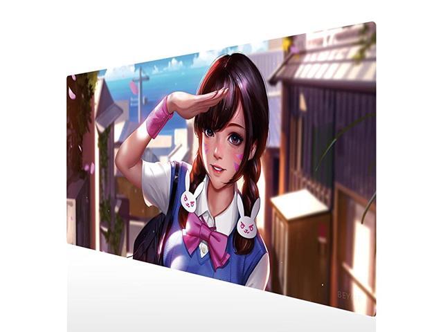 Extended Gaming Mouse Mat Pad Large Wide Long Custom Professional Mousepad Stitched Edges Ideal for Desk Cover Computer Keyboard PC and Laptop