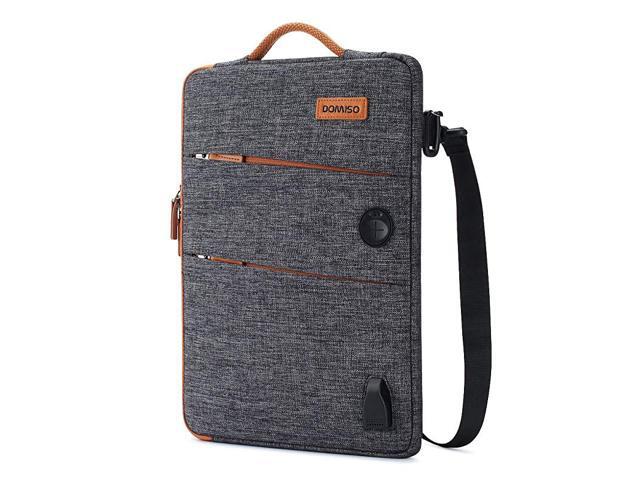 101 Inch Waterproof Laptop Sleeve Canvas with USB Charging Port Headphone Hole for 101105 Inch Laptops eBooks Tablets iPad Pro iPad Air Lenovo Yoga