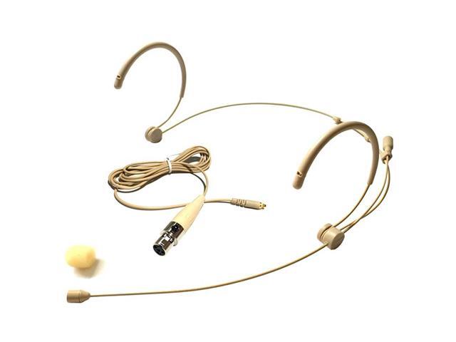 4016 Headset Headworn Microphone For SHURE Wireless System Detachable Cable With Mini XLR Ta4f Connector Omidirectional Mic