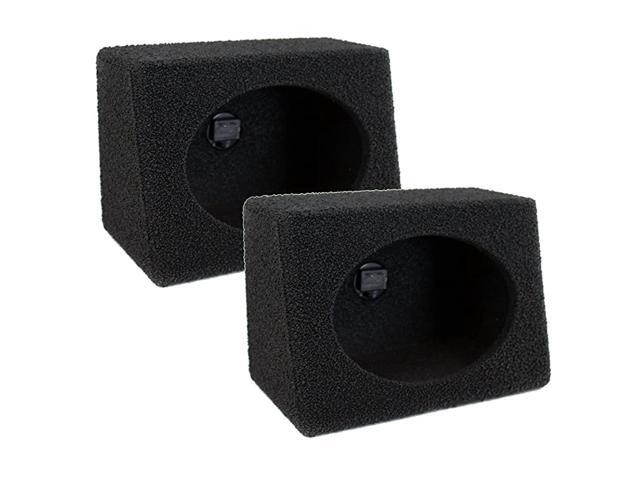 QBTW6X9 Single 6 x 9 Inches Speaker Boxes with Durable Bed Liner Spray