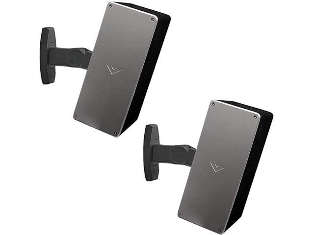 Wall Ceiling Speaker Mount Pair Universal Design Works with Vizio Sony More Tilt Swivel Without Tools Easy to Install Indoors Outdoors Requires