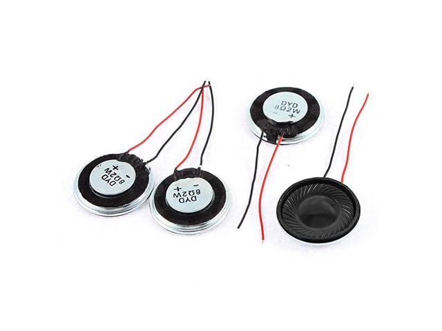 a15080600ux0275 Metal Shell Round Internal Magnet Speaker 2W 8 Ohm Pack of 4