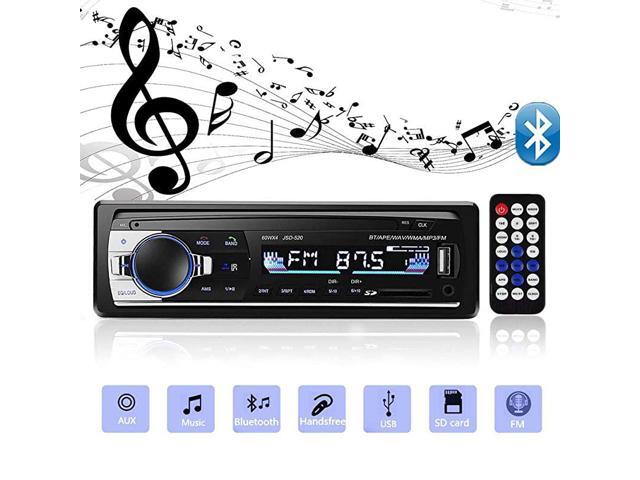 Bluetooth Car Stereo 4x60W Car Audio FM Radio MP3 Player USBSDAUX Hands Free Calling with Wireless Remote Control
