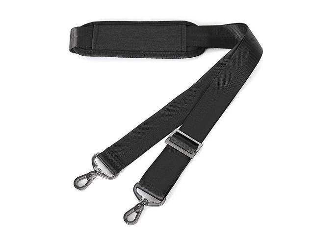 56 Inch Shoulder Strap Adjustable Thick Soft Universal Replacement NonSlip Comfort Fit Padded with Metal Swivel Hooks for Laptop Messenger