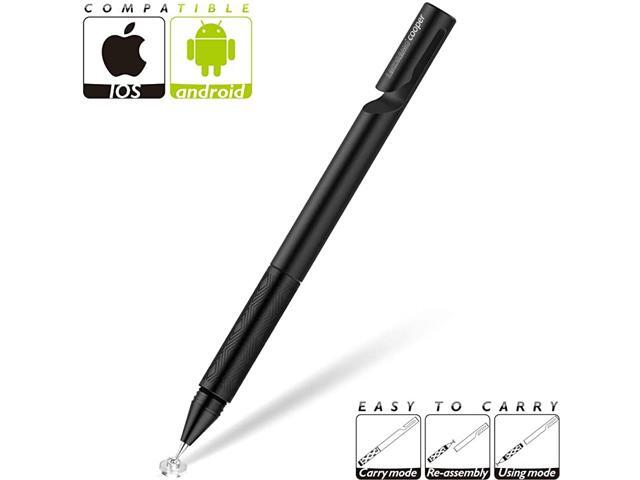 Pen Magnetic Screen Pen Reversible Stylus Pen for Touch Screens iPadProMiniAir Samsung Tablets Kindle Compacitive Screens with 2 Disc Tips Anti