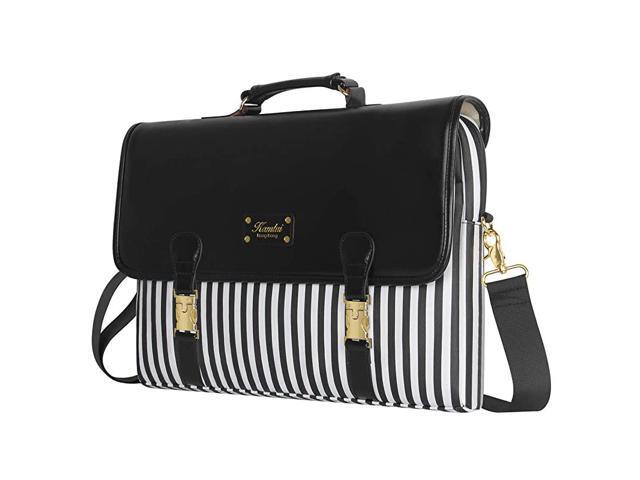 Laptop Bag for Women PU Waterproof Computer Laptop Case Shoulder Messenger 156 inch Macbook Pro Air Blue