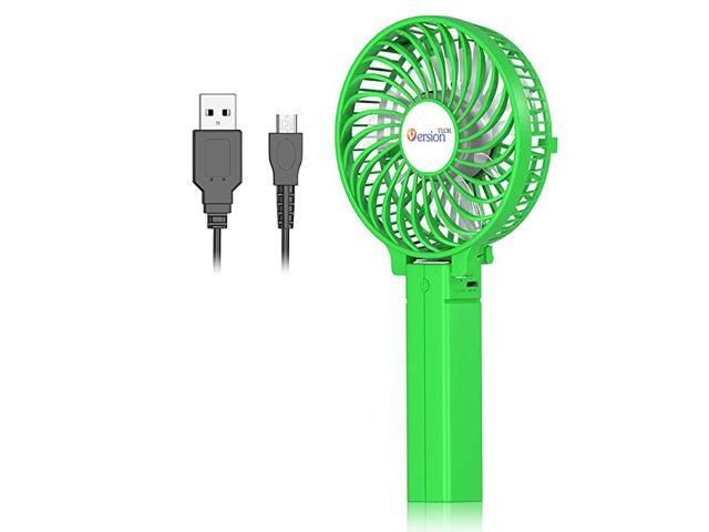 Mini Handheld Fan USB Desk Fan Small Personal Portable Table Fan with USB Rechargeable Battery Operated Cooling Folding Electric Fan for Travel