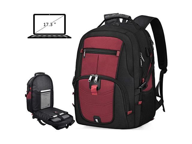 Backpack 17 Inch Waterproof Extra Large TSA Travel Backpack Anti Theft College School Business Mens Backpacks with USB Charging Port 173 Gaming