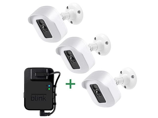 Outdoor Wall Mount Bracket3 Pack Full Weather Proof HousingMount with Sync Module Outlet Mount for XT2XT Indoor Outdoor Cameras Security System White