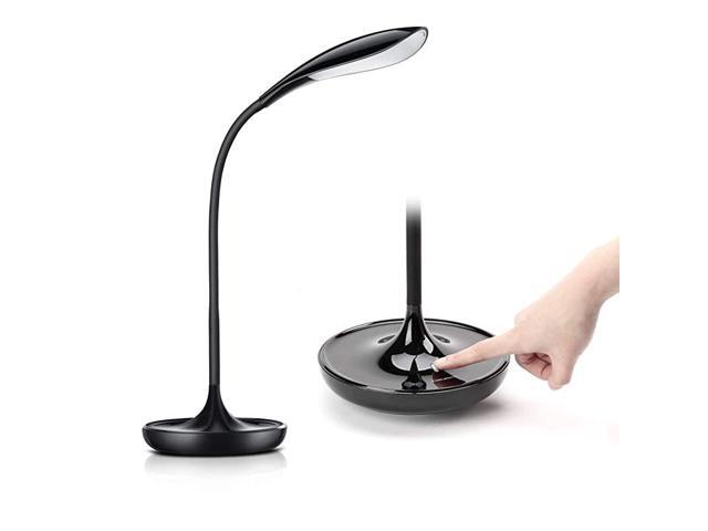 LED Desk Lamp with USB Charging Port Swing Arm Dimmable Office Desk Lamp with Touch Control Sleek Gooseneck EyeCaring Table Lamp for