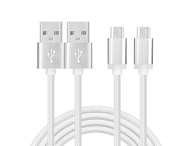 Pack 6Ft Extra Long 4A Rapid Micro USB Cable Quick Fast Charging for Kindle fire Hd Hdx Samsung Galaxy S7 EdgeS6S5Note 54LG G4Motorola Moto E5 G5