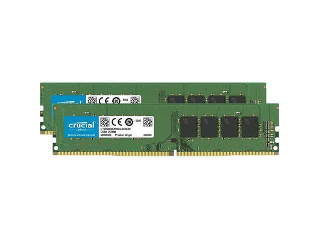 RAM 8GB Kit 2x4GB DDR4 2666 MHz CL19 Desktop Memory CT2K4G4DFS8266