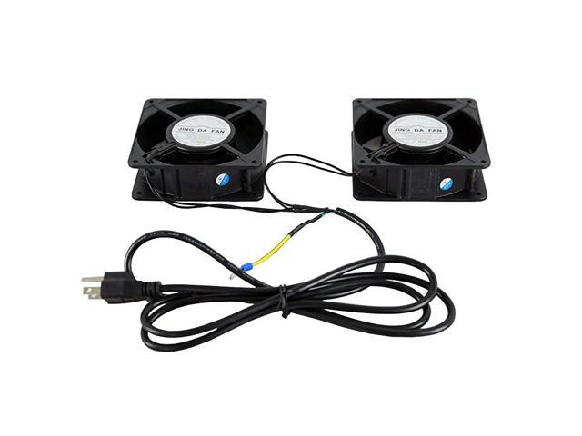 Server Cooling Cabinet Fan 110V Rack Mount 2 Pieces