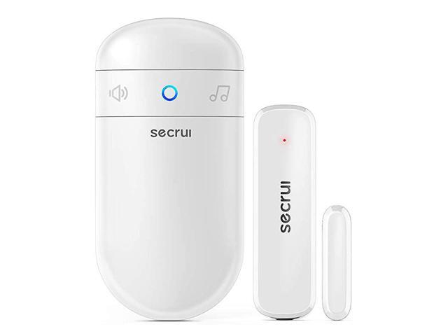 Chime Wireless Alarm Contact Sensor Doobell with 500ft Range 52 Chimes Adjustable Volume Mute Mode LED Indicators 1 Plugin Receiver 1 Sensor for