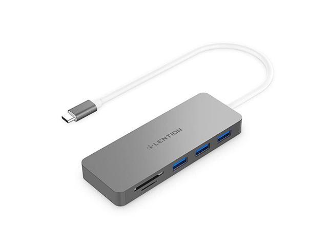 USB C Hub with 3 USB 30 and SDMicro SD Card Reader Compatible 20202016 MacBook Pro 131516 New Mac AiriPad ProSurface ChromeBook More MultiPort Type