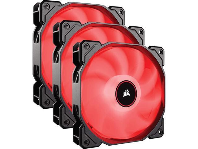 AF120 LED Low Noise Cooling Fan Triple Pack Red Cooling