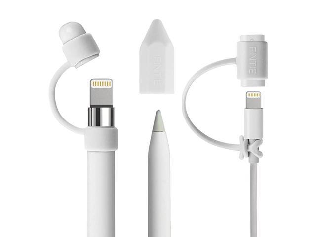 3 Pieces Bundle for Apple Pencil Cap Holder Nib Cover Adapter Tether for Apple Pencil 1st Generation iPad 102 iPad 97 iPad Air 3rd GeniPad Pro 105