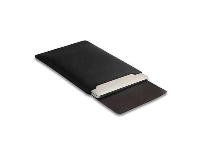 Leather Laptop Sleeve for 13Inch MacBook Pro 20122015 and 13Inch MacBook Air 20112017 Fits Model A1466A1502A1425 Black