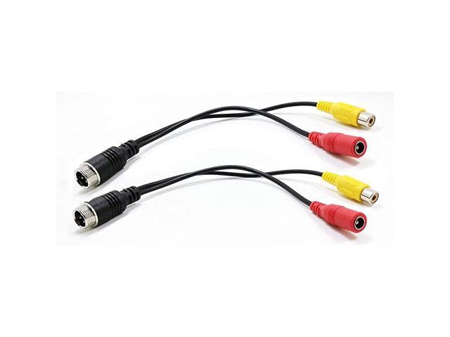 pcs Pack M1Extension Cable 4 Pin Connector 4P Male to RCA AV for Car Camera
