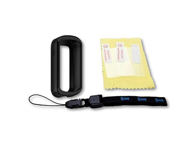 Garmin Edge Ultimate Protection Bundle - Includes Lanyard Molded Protective Silicone Case and 3 Screen Protectors