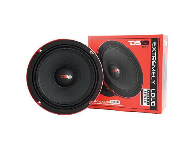 PROEXL88 Loudspeaker 8 Midrange Red Aluminum Bullet 800W Max 400W RMS 8 Ohms Ferrite Magnet For the Peple Who Live and Breathe Car Audio 1 Speaker