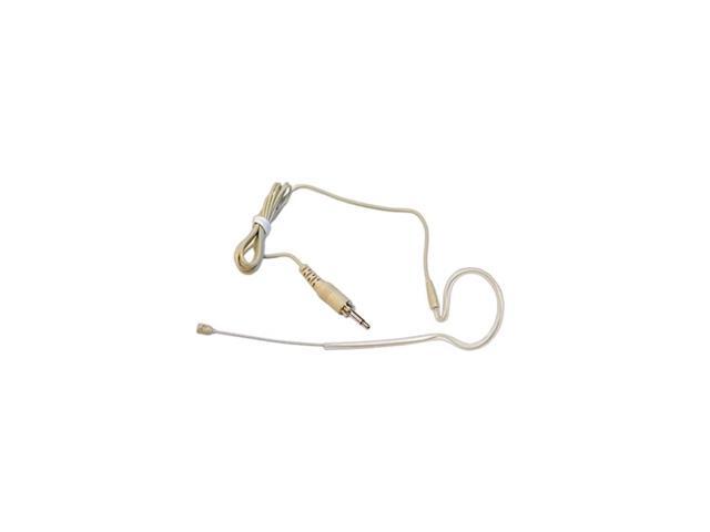 Tan 35mm Screw Single Ear Hook for Wireless Headset Microphone System stealth Skin Color Earhook