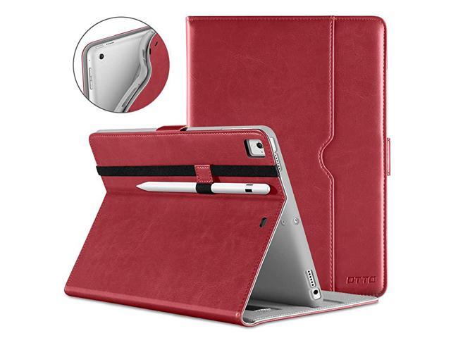 New iPad 97 Inch 5th6th Generation 20182017 Case with Apple Pencil Holder Premium Leather Folio Stand Cover Case for Apple iPad 97 inch Also Fit
