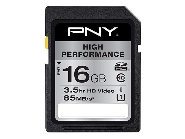 16GB High Performance Class 10 U1 SDHC Flash Memory Card PSDHC16GU1GWGE