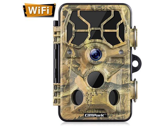 Trail CameraWiFi 20MP 1296P Upgrade Bluetooth Hunting Game Camera with Night Vision Motion Activated for Outdoor Wildlife Monitoring Waterproof IP66