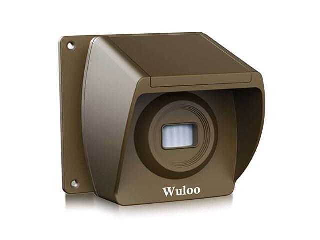 Wireless Driveway Sensor with 13 Mile Range 2000mAh Rechargeable Battery Motion Sensor Alarm Outdoor Detector for Expanding Driveway Alarm Only