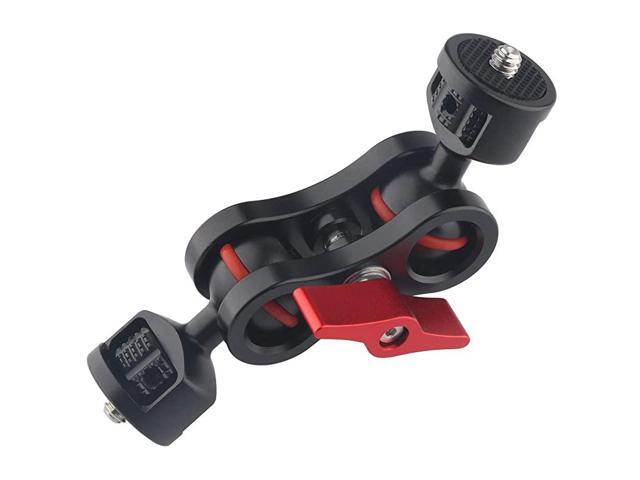 Articulating Magic Arm Field Monitor Mount with 1420 Double Ballhead for 57 Camera Monitors Viewfinders Stronger Version
