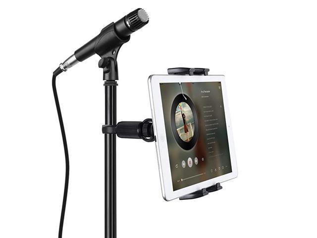 Tablet Mounts for Microphone Stands Microphone Tablet Holder Mic Music Stand for iPad iPad Pro iPad Mini 2 3 iPad Air iPhone Smartphone 47129 Tablets