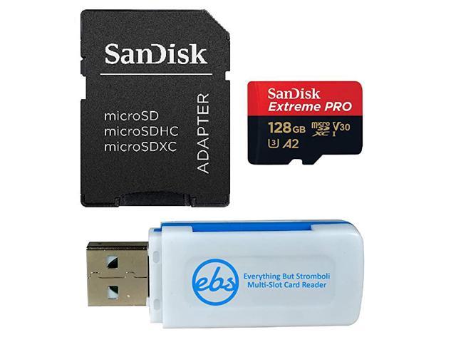 128GB Micro SDXC Extreme Pro Memory Card Works with DJI Osmo Action Camera SDSQXCY128GGN6MA Class 10 UHS1 U3 4K Bundle with 1 Everything But