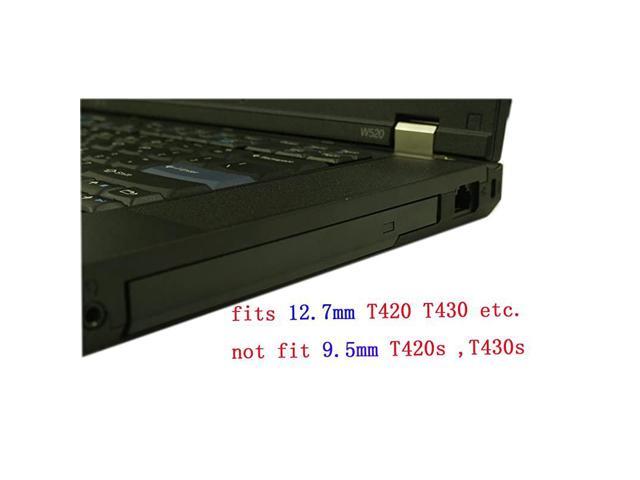 NeweggBusiness - 2nd HDD SSD Hard Drive Caddy for Lenovo Thinkpad T420 T510 T520 T530 W510 W520 W530