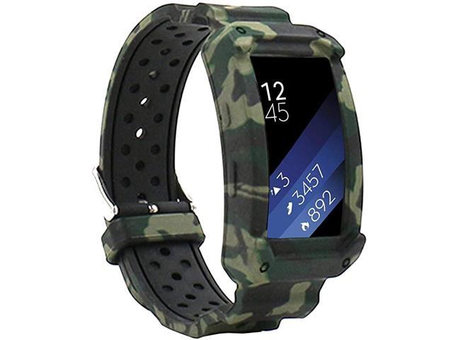 for Gear Fit2 Bands Gear Fit2 Pro Band Silicone Wristband Compatible with Samsung Gear Fit 2 SMR360 Fit 2 Pro SMR365 Smartwatch with AntiScratch