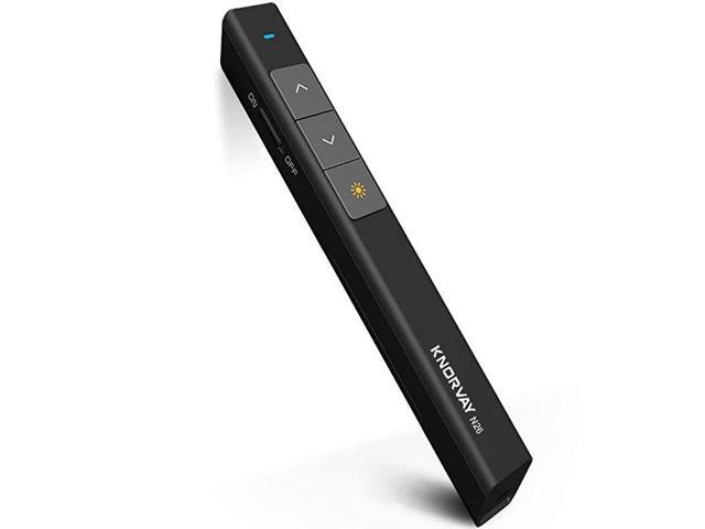 N26 Presentation Clicker 300FT Wireless Presenter Remote PowerPoint Clicker Presentation Remote 24GHz USB Presentation Pointer Presenter PPT