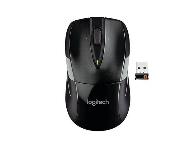 M525 Wireless Mouse Long 3 Year Battery Life Ergonomic Shape for Right or Left Hand Use MicroPrecision Scroll Wheel and USB Unifying Receiver for