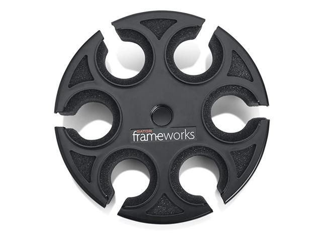 Frameworks Mic Stand Adapter to Hold up to 6 Microphones Fits Both Wired and Wireless GFWMIC6TRAY