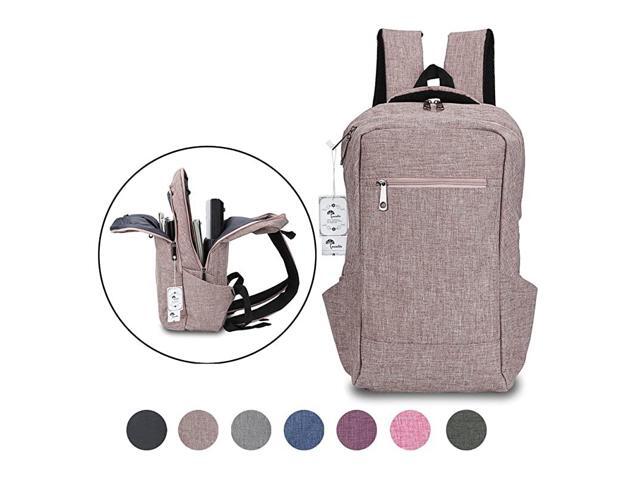 Laptop Backpack 15 156 Inch College Backpacks Lightweight Travel Daypack Mauve Pink